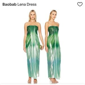Baobab Collection Green Strapless Dress